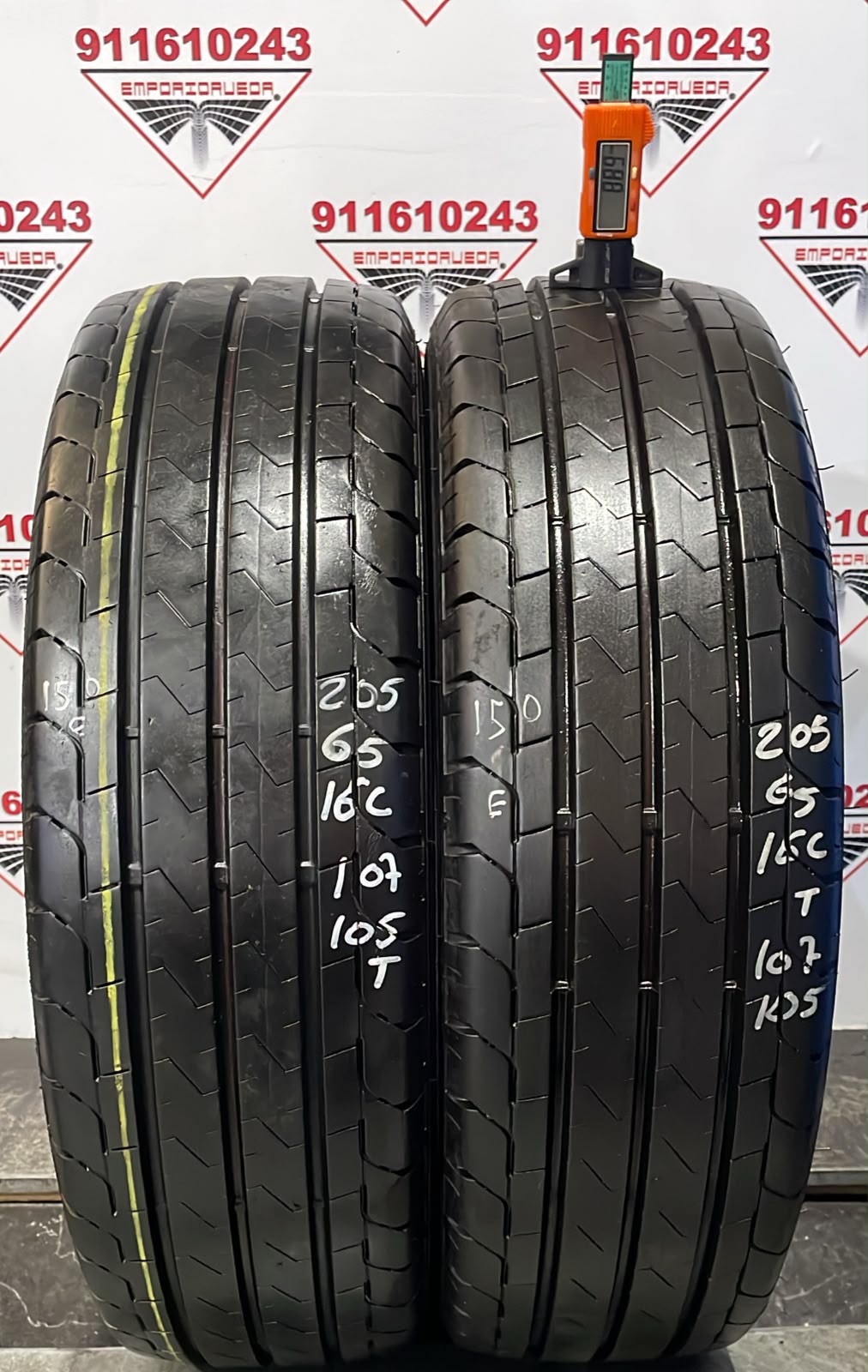 BRIDGESTONE DURAVIS USADO  205/65 R16C 107/105 T